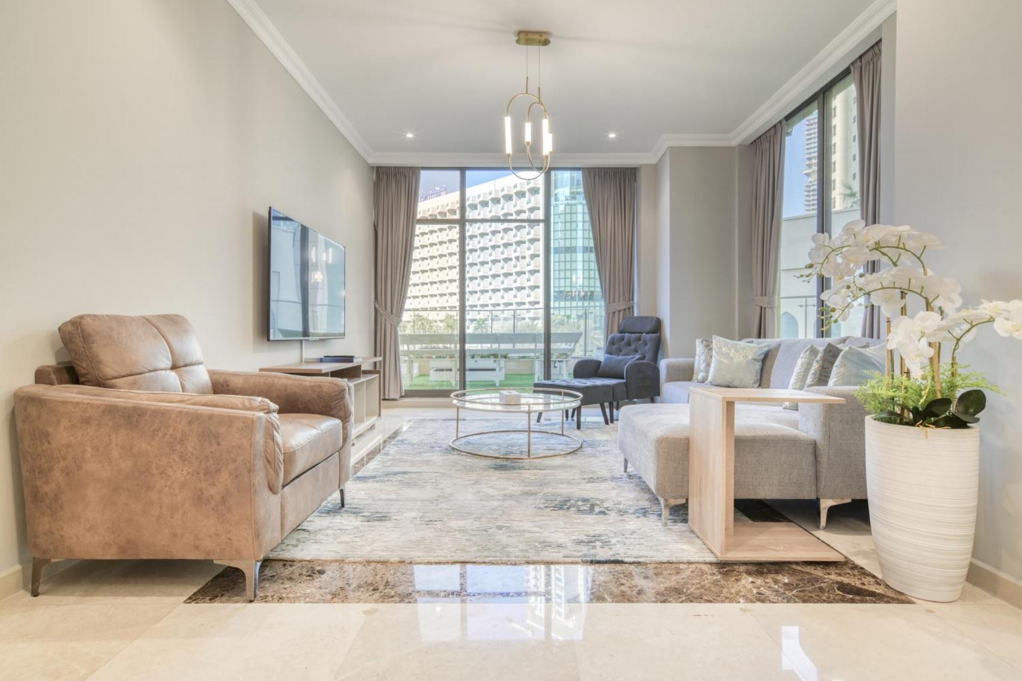 Luxurious 4 Bedroom Duplex With Terrace & Sea View Dubai Eksteriør billede