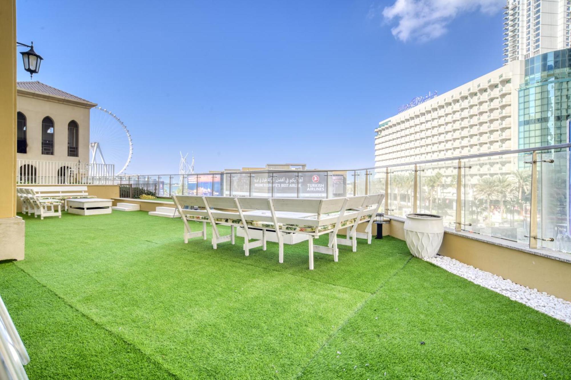 Luxurious 4 Bedroom Duplex With Terrace & Sea View Dubai Eksteriør billede